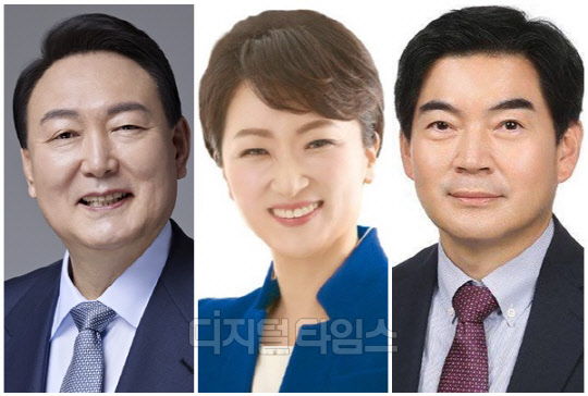 (왼쪽부터) 윤석열 대통령, 이언주 전 국회의원, 정순신 제2대 국가수사본부장. <디지털타임스 DB, 국민의힘 제공>